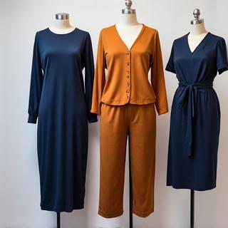 Plus-size apparel samples